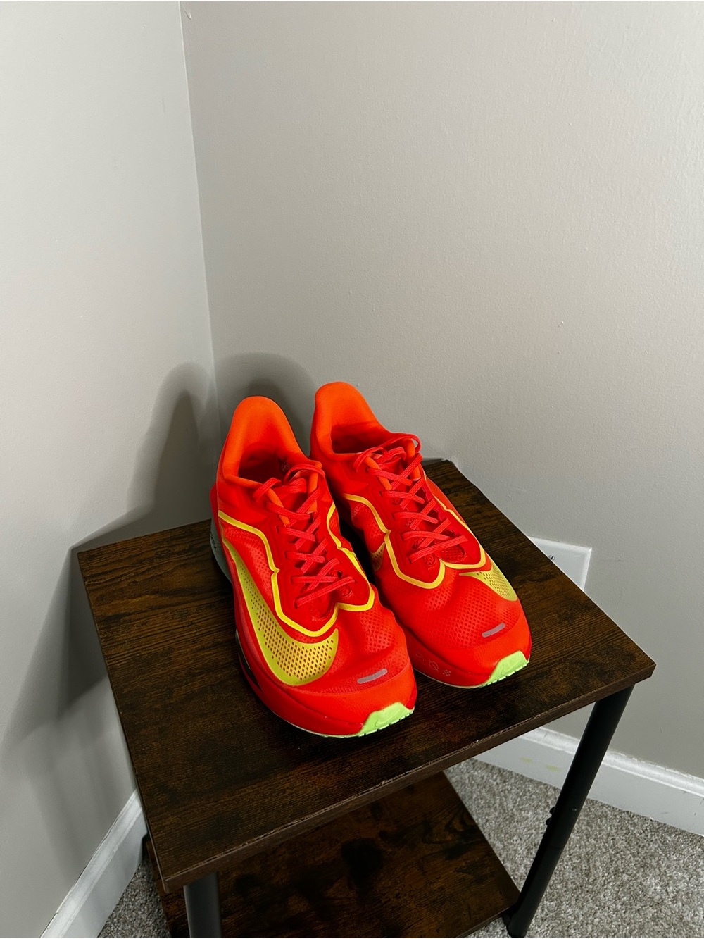 Nike Zoom Fly 6 'Bright Crimson Lime Blast' in Men's Size 8.5